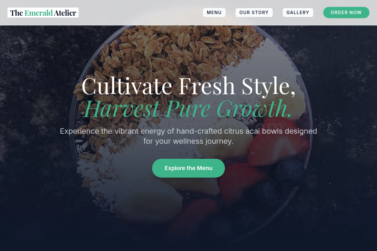 Citrus Acai Bowl